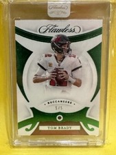 2020 Panini Flawless - Tom Brady  Emerald 5/5