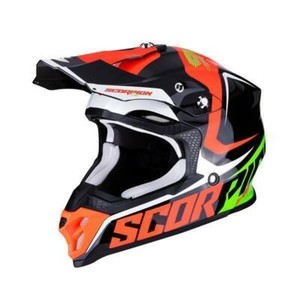 Scorpion Exo VX-16 AIR Crosshelm Arhus neongelb//neonrot 2019 Motocross MX NEU
