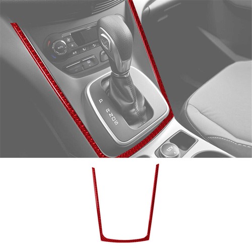 16Pcs Red Carbon Fiber Full Interior Kit Cover Trim For Ford Escape 2013-2016 - Picture 10 of 16