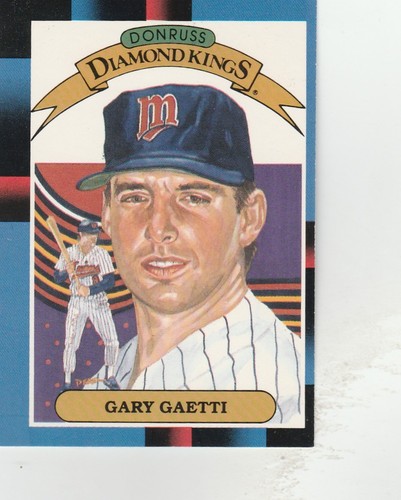 KOSTENLOSER VERSAND - POSTFRISCH - 1988 (ZWILLINGE) Blatt/Donruss #19 Gary Gaetti DIAMOND KING