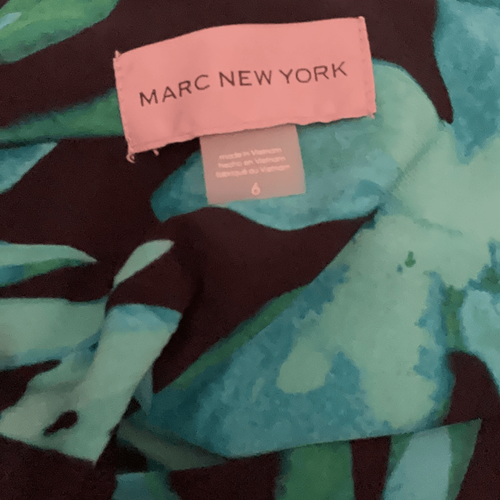 Marc New York Womens Sleeveless Leaf Sheath Dress Size 6 - Picture 9 of 11