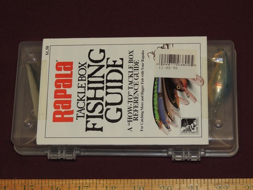 NOS Rapala Fishing Lure Kit, Tackle Box Assorted Baits, Keychain, Fishing Guide - Picture 13 of 14