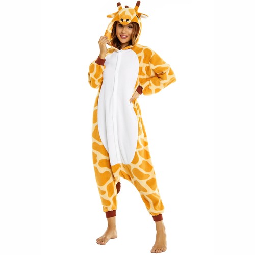 Giraffe One-piece Pajamas For Adult Unisex Halloween Christmas Cosplay Costume - Bild 4 von 55