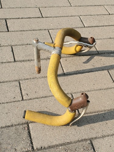 De colección PIVO Bicicleta Pluma Vástago Cuello Barras de Caída Dia-Compe Palancas de Freno Francia - Imagen 14 de 15