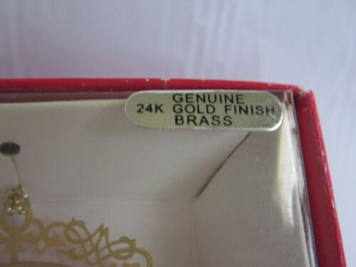 Nations Treasures State Ornament Colorado 24k Gold Flashed Brass Christmas - Picture 2 of 6