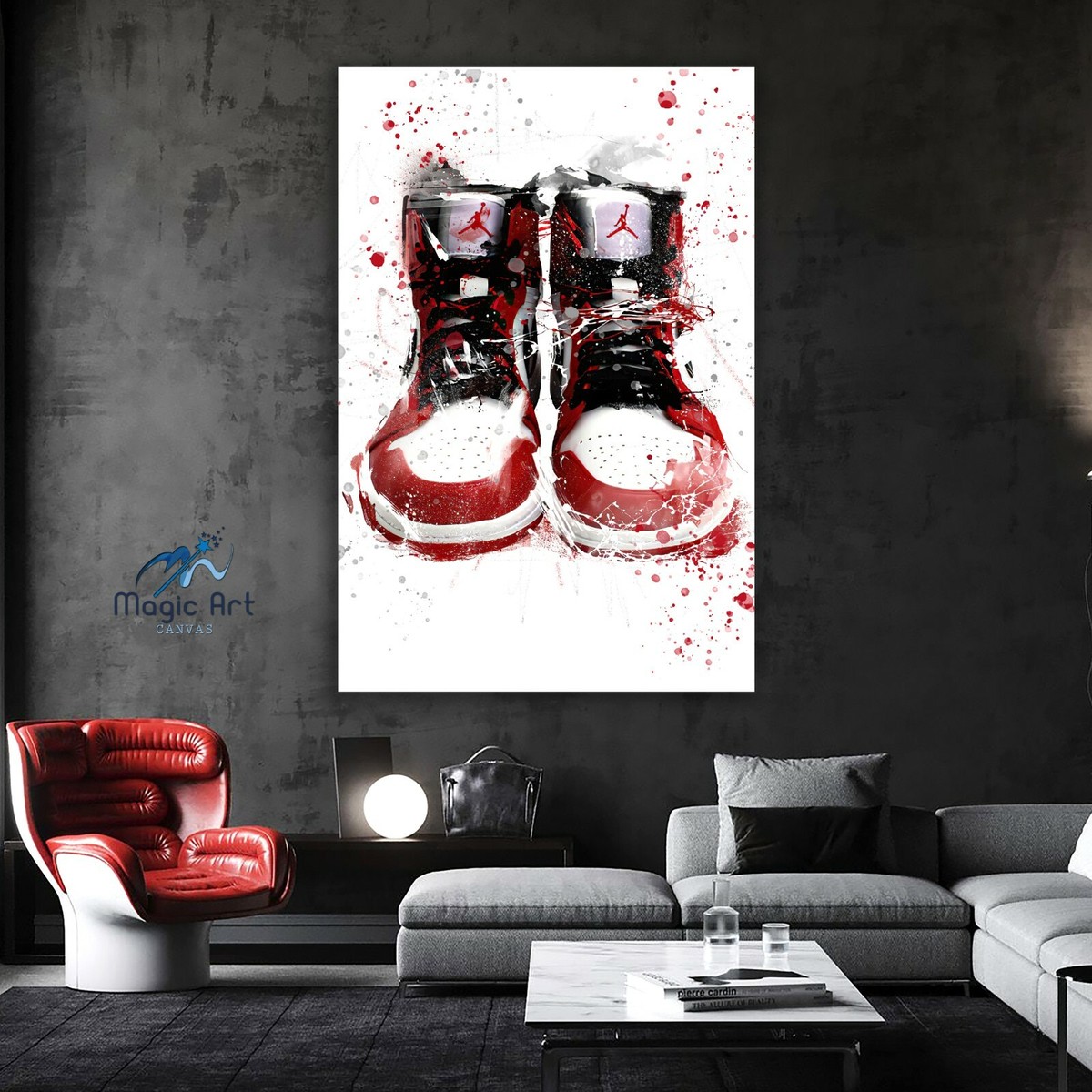 Sneaker canvas art clearance