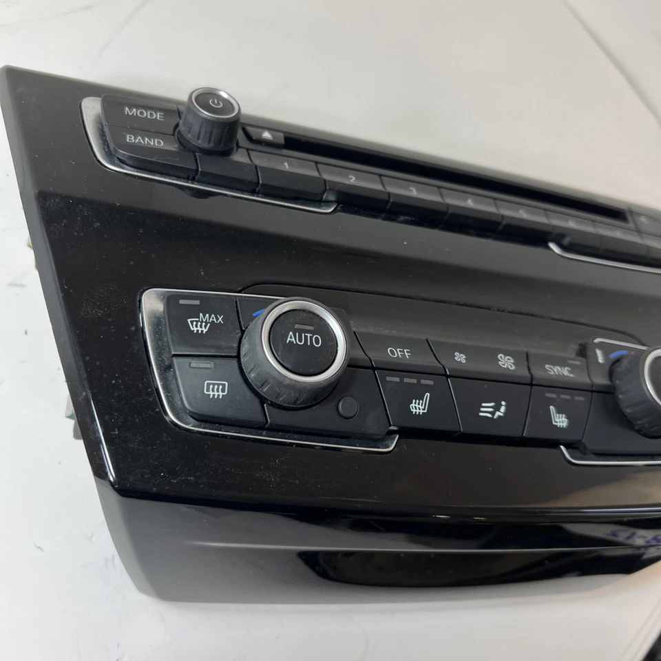 BMW X1 2017 calefacción delantera aire acondicionado temperatura panel de control climático 9371456 OEM Foto 2 de 4