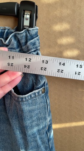 YOUTH BOYS URBAN PIPELINE STRAIGHT LEG SIZE 12 BLUE JEANS - Picture 3 of 3