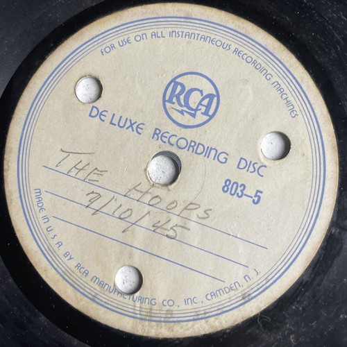 10" 78 RPM Recording: Jim Burns/Bill Cooney-Worthington Peace Negotiations 1945 - Picture 3 of 4