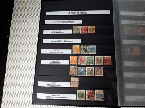 SELLOS "ISLANDIA", pequeña colección en seis páginas desde clásico - Imagen 2 de 7
