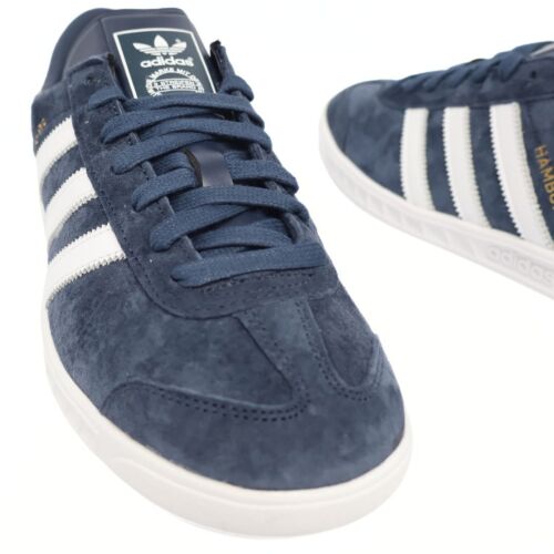 Scarpe da ginnastica Adidas Hamburg Originals da uomo taglia UK 9 - 12 S74838 blu navy - Foto 18 di 18