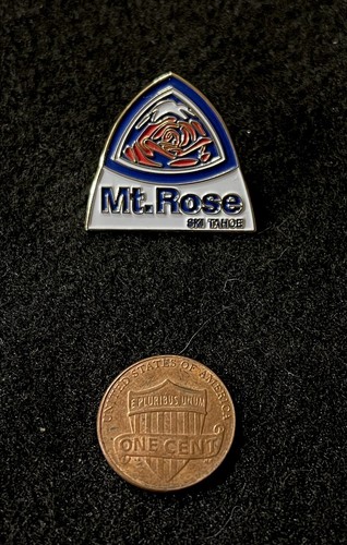 MONTAJE ROSA ÁREA DE ESQUÍ Pin Insignia NEVADA Viaje Recuerdo Solapa LAGO TAHOE - Imagen 2 de 3