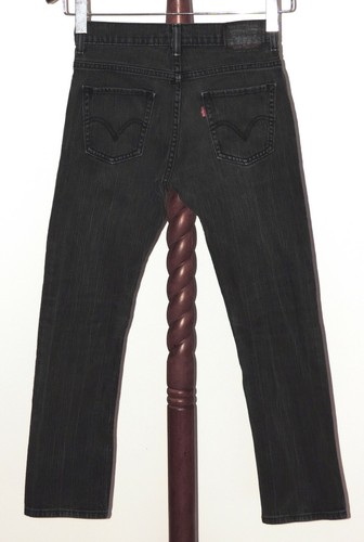 Boy's Levi's 511 Skinny Jeans size 14 REG 27 x 27 Washed Black Jeans - Picture 8 of 9