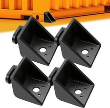 Full Bevel Shipping Container Anchors, 4 Pack Heavy Duty Steel Shipping