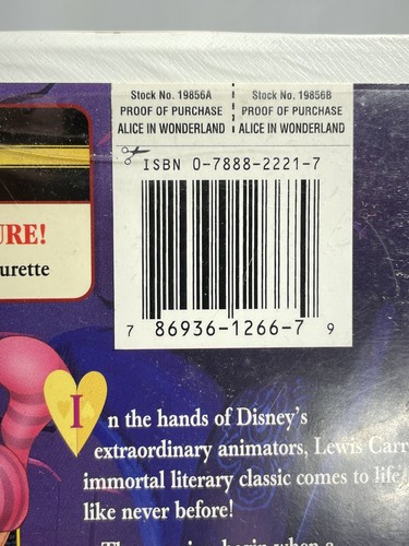 Walt Disney Alice in Wonderland VHS-Gold Collection - Picture 10 of 12