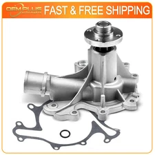 Engine Water Pump w/Gasket for 97-02 Ford E-150 Econoline Club Wagon E-250 4.2L