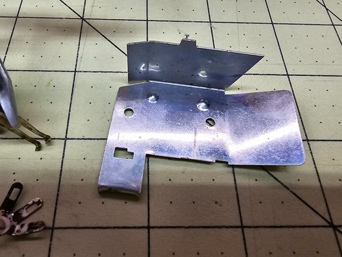 Dual 1209 Record Player Turntable Parts - RCA Output Jacks Assembly - Picture 6 of 6