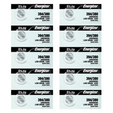 Energizer 394/380 SR936SW Silver Oxide Watch Batteries 10 Pack 