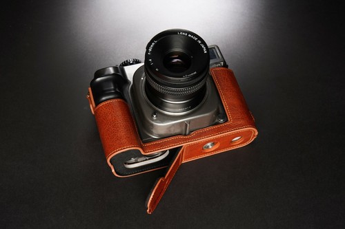 Funda protectora de cuero genuino con media cámara para MAMIYA 7ii 7 - Imagen 24 de 31