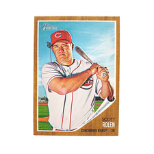 2011 Topps Heritage Scott Rolen #205 Cincinnati Reds Baseball Card Collector
