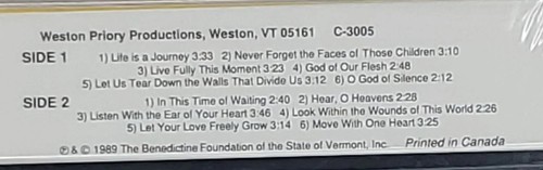 Move With One Heart The Monks of Weston Priury Cassette Tape Songs to Celebrate - Picture 4 of 5