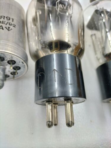 Radio Valve Tube Amplifier TV 3x Scarce c. WW2 DoD Broad Arrow AV11 & VR91 - AF - Picture 3 of 6