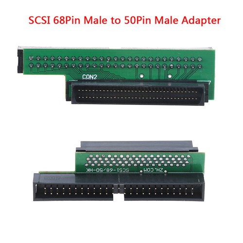 SCSI 68Pin 68-Pin Male to 50Pin 50-Pin Male Adapter Converter M-M &qiBDZ0 - Picture 2 of 9