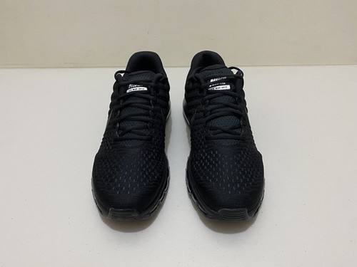 Nike Air Max 2017 Mens Shoes US 13 UK 12 New Walk Running Sneakers Triple Black - Picture 7 of 24