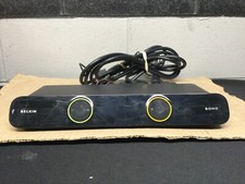Belkin SOHO KVM (F1DS102L) 2-Ports External KVM / Audio / USB switch with Cables