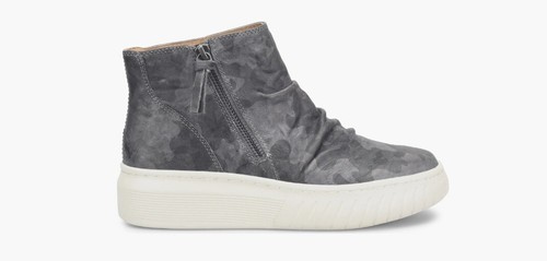 SOFFT PORTLAND WATER RESISTANT CAMO PLATFORM LEATHER BOOTIE WOMEN’S 8.5 $130 - Picture 2 of 6