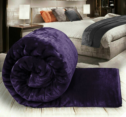 Faux Fur Fleece Throw Soft Warm Mink Large Sofa Bed Blanket Double King Sizes - Picture 164 of 172