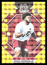 Paris Johnson Jr 2023 Panini Mosaic #354 RC Reactive Yellow   Prizm ()
