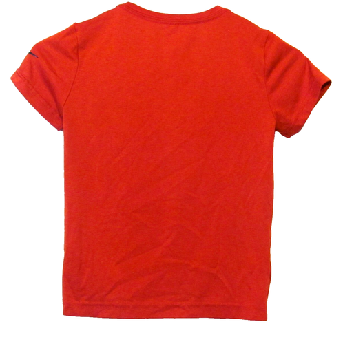 NIKE DRI-FIT Boy's Size S (5-6) Short Sleeve Red T-Shirt, JUST DO IT - Picture 4 of 6