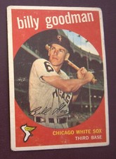 1959 Topps Billy Goodman (Chicago White Sox) #103 G/VG