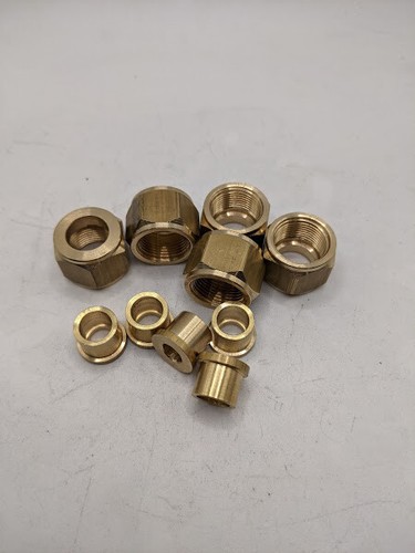 Steam Engine 3/8 Pipe Nuts & Nipples (9/16 x 26) - Picture 10 of 10