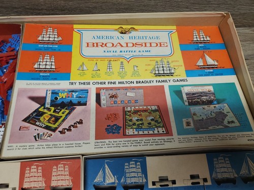 1962 American Heritage BROADSIDE Milton Bradley Naval Battle Spiel siehe Beschreibung - Bild 18 von 19