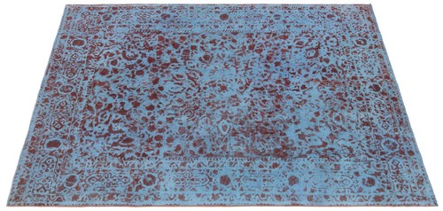 Vintage Relief Handgeknüpfter Perserteppich  281x194 cm-Orient,Rug,Carpet,Blau - Picture 5 of 11