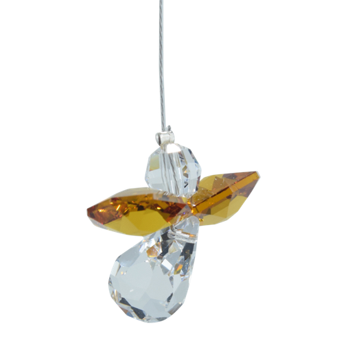 GENUINO Cristal Austríaco Ángel Guardián PIEDRA DE NACIMIENTO Atrapasador del Sol Dije Colgante Reino Unido - Imagen 17 de 20