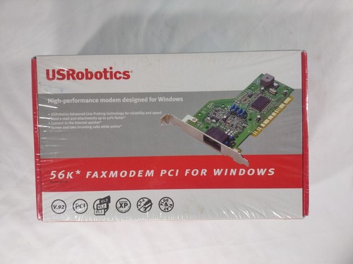 US Robotics V.92 56k Computer Fax Modem PCI Model 5699B *Sealed* - Picture 1 of 8
