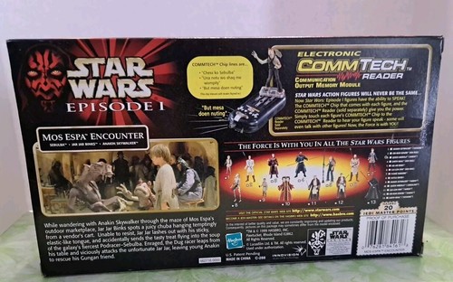 Juego de figuras de acción Star Wars Episodio 1 Mos Espa Encounter 3,75" 1999 Hasbro nuevo - Imagen 2 de 2