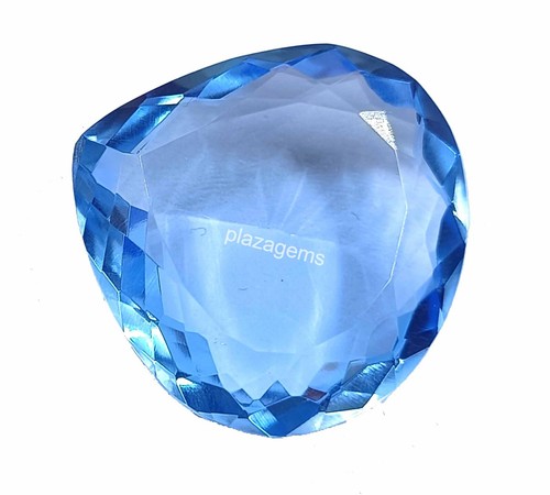 Piedra preciosa suelta certificada con forma de pera turmalina azul natural de 48,15 quilates " 5DOA - Imagen 8 de 9