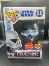 Funko Pop! Vinyl: Star Wars - Stormtrooper (Metallic) Exclusive w/ Protector SE