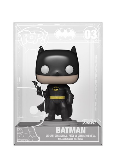 Funko Pop! Batman 1989 DC Comics Diecast Funko Shop exclusivo (en mano) - Imagen 2 de 4