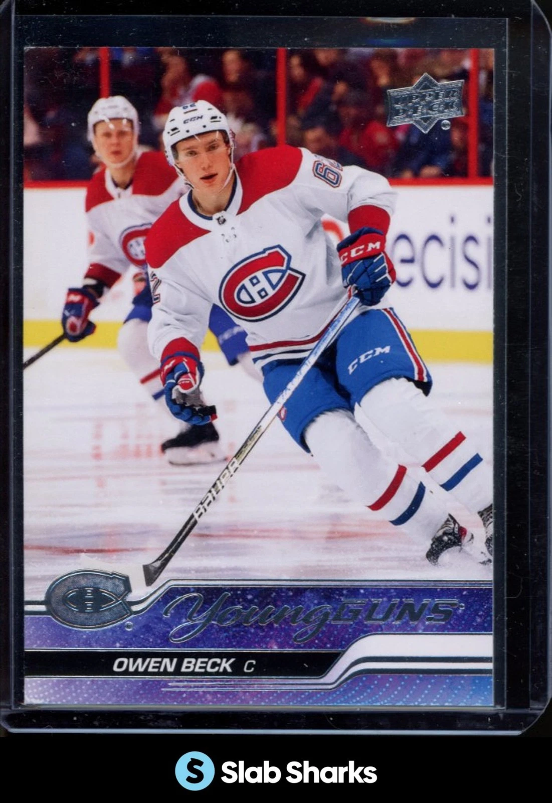 2023 UPPER DECK #214 OWEN BECK YOUNG GUNS RC ROOKIE