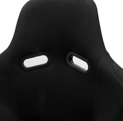 JDM Black Fabric Left/Right Fiberglass Pole Position Recaro Style Racing Seats - Picture 3 of 6
