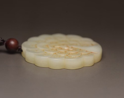 Chinese Natural Hetian Jade Carved Exquisite Peacock Statue Pendants Jewelry Art - Picture 5 of 9