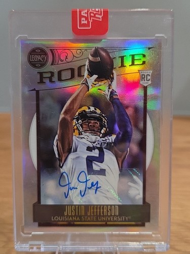 2020 Panini Legacy Justin Jefferson Rookie Auto No. 149