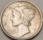 1917-S Mercury Dime AU Full Bands (FB) | Sharp Strike | Key Early S-Mint