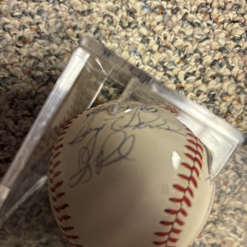 1985 Cleveland Indians Autographed Baseball & Case, Blyleven, Ruhle, Vukovich, - Picture 7 of 9