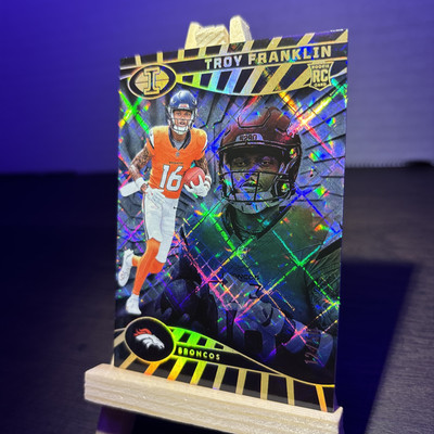 ✨2024 Panini Illusions Troy Franklin Diamond Trophy